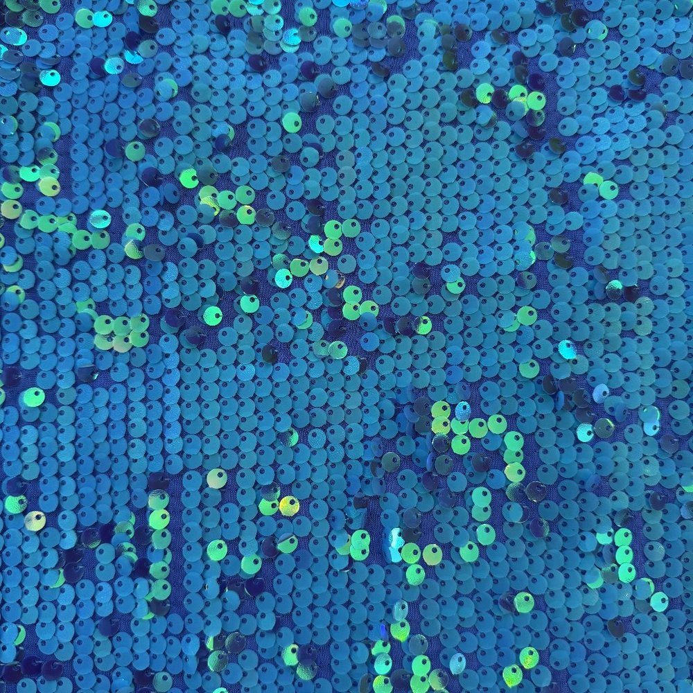 Balera Turquoise Sequin Tank Top - Picture 2 of 7
